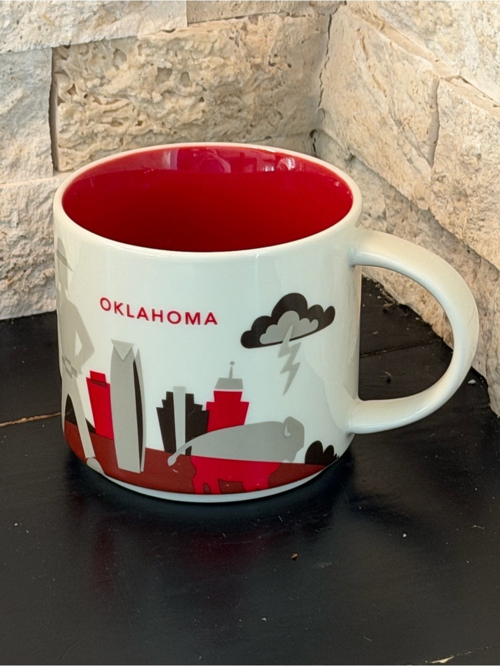 Starbucks Oklahoma Coffee Mug You Are Here Collection Mug Tea Cup 14oz 2015
